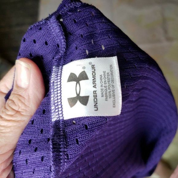Under Armour Football Purple Practice Mesh Jersey Shirt XXXL - Picture 4 of 8